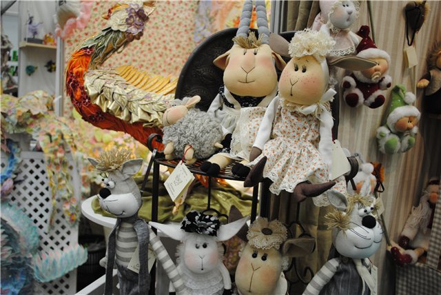 Выставка на Тишинке "ГРАНД ТЕКСТИЛЬ" 2014. Страна Мастеров. Текстильные игрушки, куклы, авторская одежда