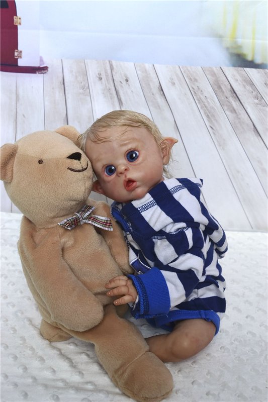 Белокурый гномик реборн — Куклы Реборн (Reborn): работы мастеров (фото 3)