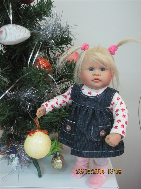 Фросенька. Коллекционная куколка Flori, Rolanda Heimer, Schildkrot (фото 2)