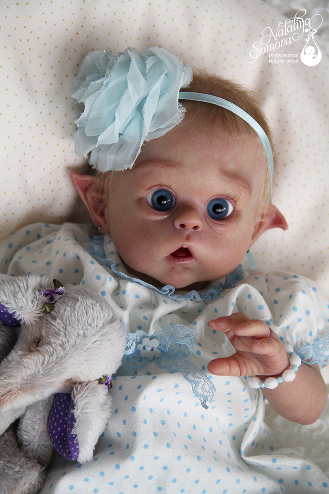 Эльфик Герда. Кукла реборн Наталии Сомовой (фото 6)