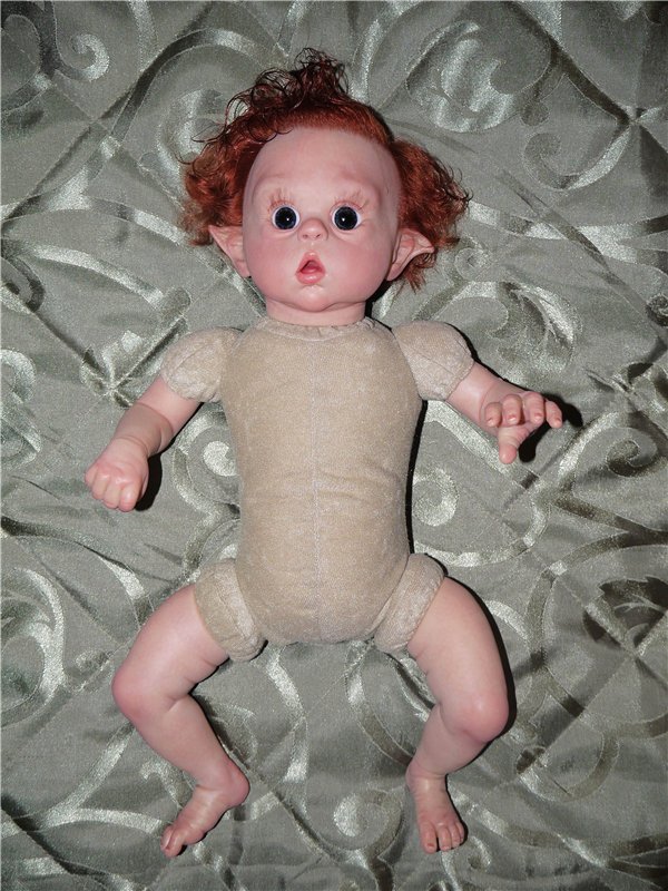 И снова эльфик Лукаша из молдика Офелия, кукла реборн Натальи Фединой, Baby-Zest