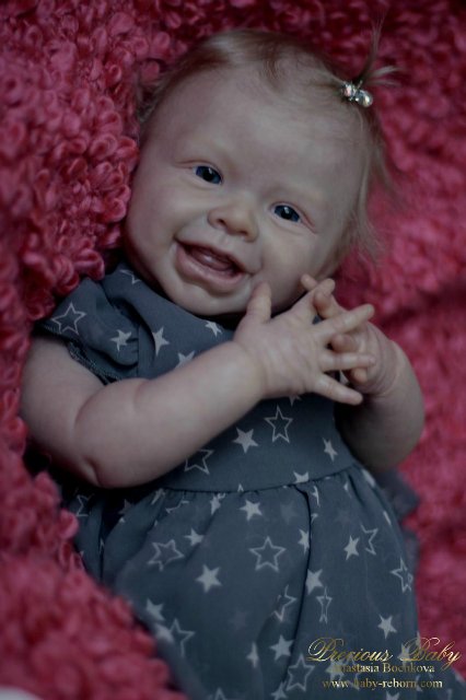 Мой весенний лучик солнышка - Харпер. Кукла реборн Анастасии Бочковой