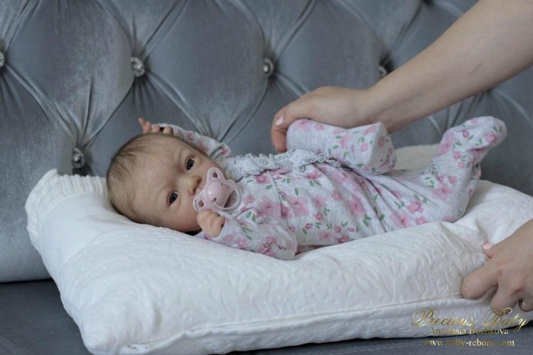 Маленькая капелька - Аделия! Кукла реборн Анастасии Бочковой