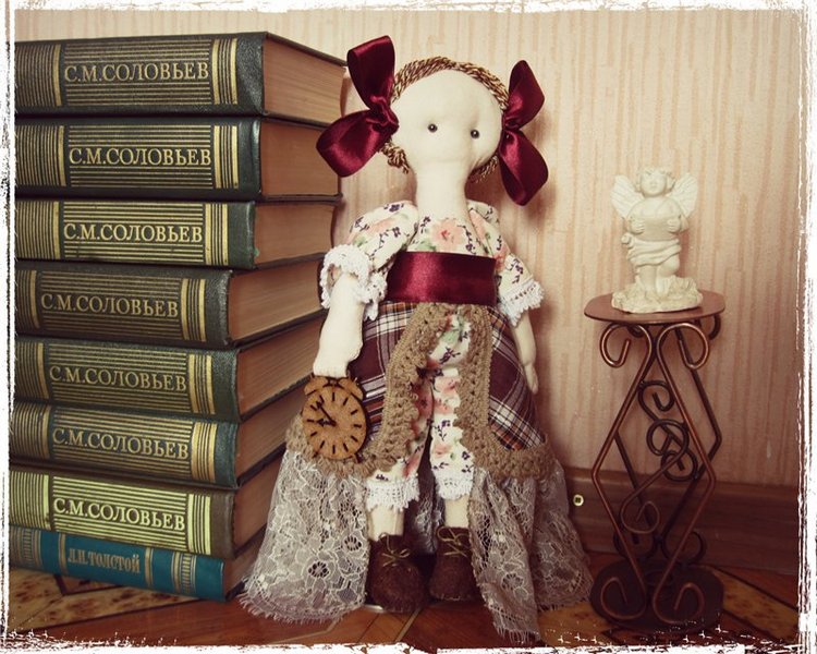 Новые девчушки! Текстильные куклы (фото 7)