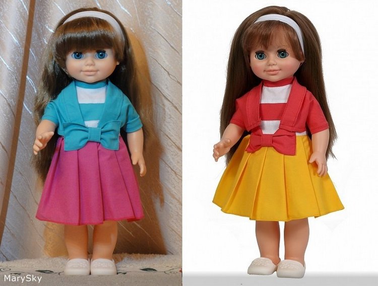 Наши Аннушки от фабрики "Весна". Сравнение с Gotz, Paola Reina, American Girl и фейсинками