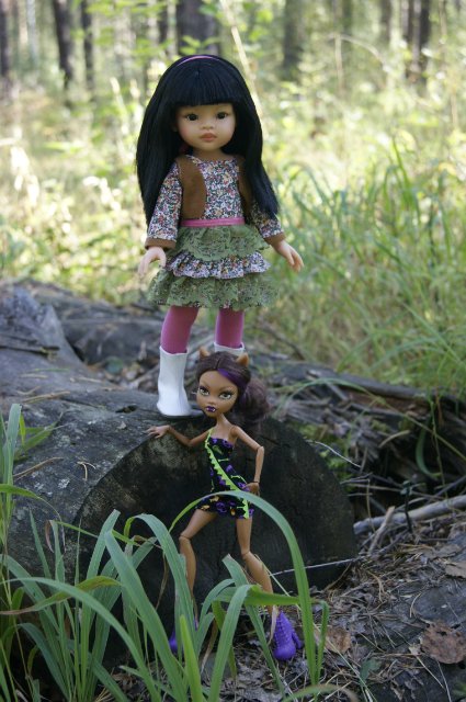 Как Лиу и Клодин за грибами ездили