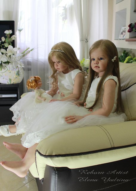 Эва и Анжела. Часть первая - Девочки. Куклы реборн Елены Ядриной (фото 2)