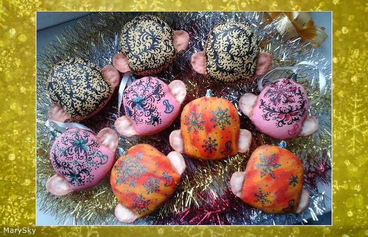 В первый день зимы — Текстильные игрушки и примитивы: кофейные (фото 7)