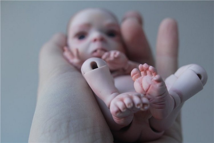 Пробный мэйк шарнирной куклы. Фото 18+ (фото 5)