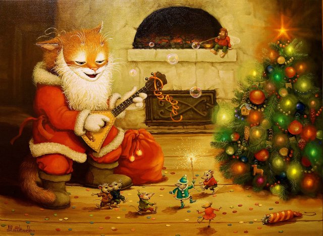 Сказочки кота Кузьмы... художник Александр Маскаев