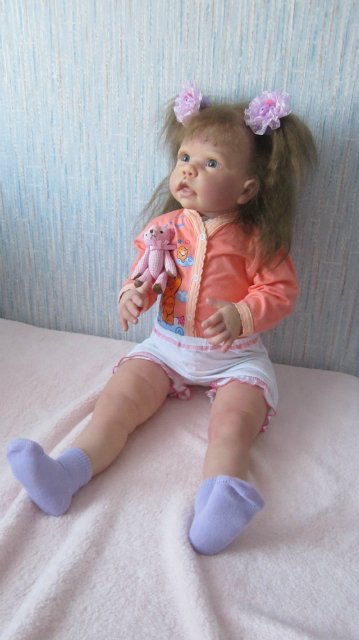 Моя малышка реборн Наташенька