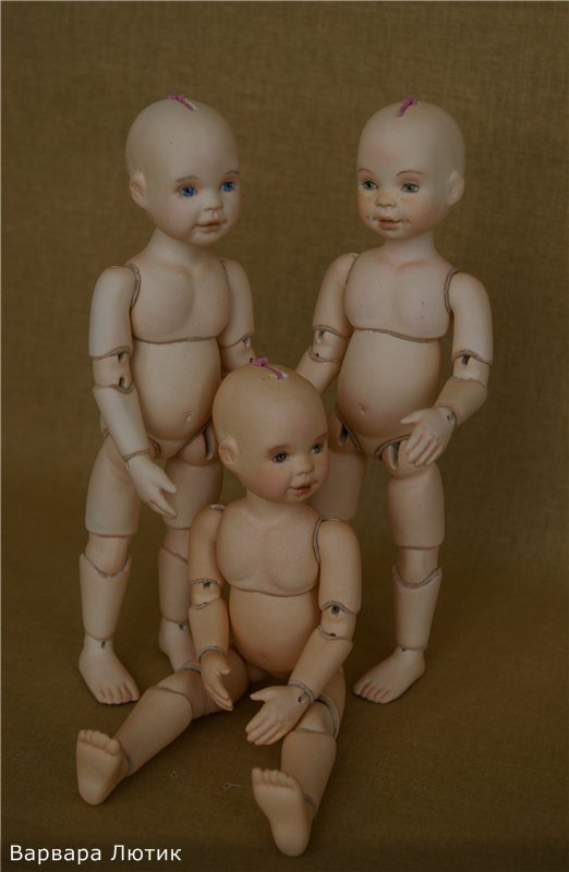 Вот они и родились. Шарнирные авторские куклы (фото 2)