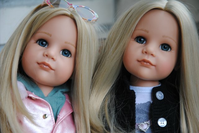 Мы сестренок соберем - будем модничать втроем! :) Красотки Сары-модницы от Gotz 2004, 2007, 2009