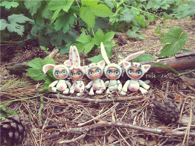 Игрушки для кукол. Лучи добра от Милы. Зверята в лесу