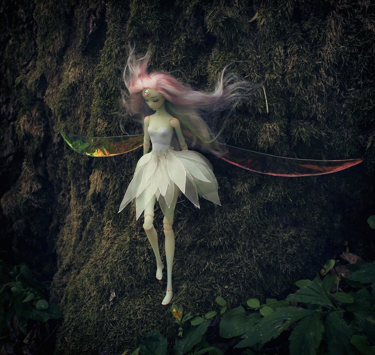 Снова 2 девочки, совершенно разные. Фея и японская школьница