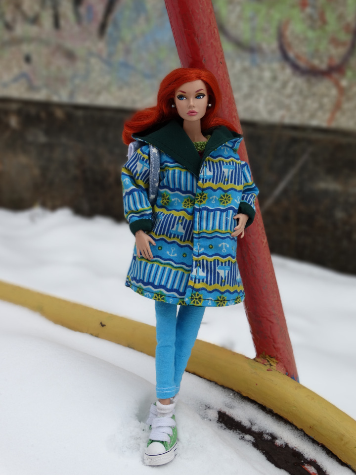 Поппи на зимней прогулке. Fashion Royalty