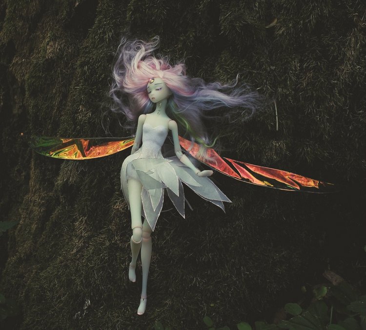 Снова 2 девочки, совершенно разные. Фея и японская школьница