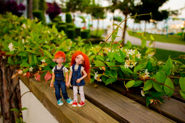 Мышулики в отпуске. Авторские куклы Лидии Снуль. BJTales (фото 4)