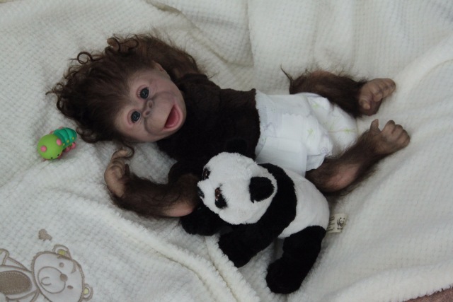 Карамелька кукла-реборн Элины Кудрявцевой