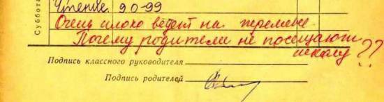 О веселом! Шедевры школьных дневников) Осторожно! очень смешно) (фото 5)