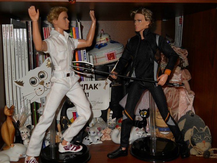 Чернокожие Грейс и Витя (Барби, Кен Mattel) (фото 4)