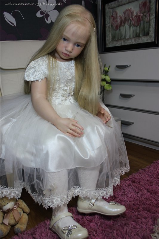 Алеся... Леся, Лесенька. Кукла реборн Анастасии Гангало