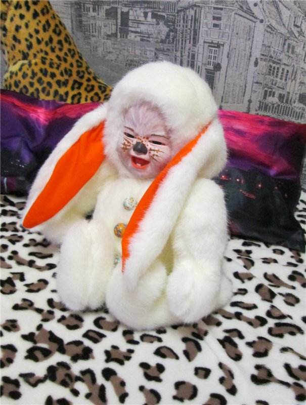 Зверьки с лицами малышей. Тедди долл (фото 3)