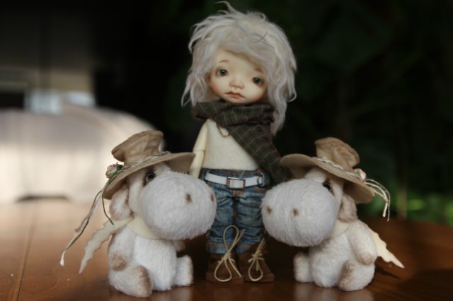 А у нас родились близняшки, авторские игрушки