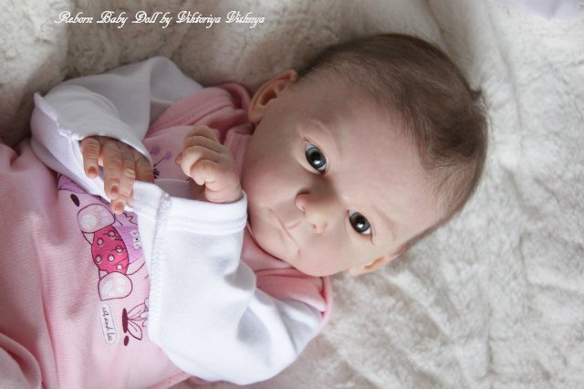 Моя малышка из нового молда Matis от Gudrun Legler. Куколка реборн Виктории Вишни