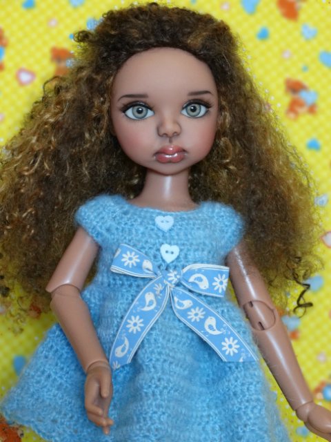 Голубое наваждение или много мохеровой пряжи