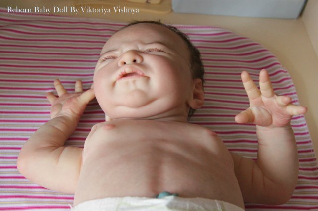 Наконец... представляю вам мою куколку... Реборн Виктории Вишни (фото 4)
