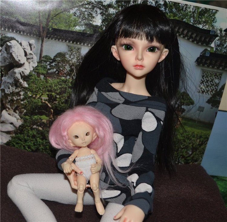 Проба перетяжки, мейка. БЖД Розочка и Мира (фото 9)