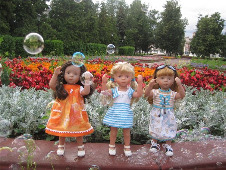 Тата, Анели и Лина! Куколки подружки Kathe Kruse | Бэйбики Тата, Анели и Лина! Куколки подружки Kathe Kruse