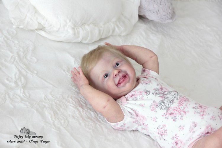 Мой солнечный лучик, моя радуга, мое счастье, моя Милена, Миленочка, Милеша. Кукла реборн Олеси Венгер