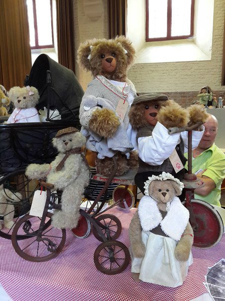 Международная ярмарка кукол и мишек Тедди в Брюгге. Poppen & Berenbeurs Brugge 2015. Фоторепортаж