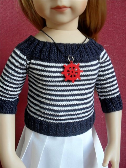 Морские мотивы ушедшего лета и куклы "Maru and friends" (фото 10)