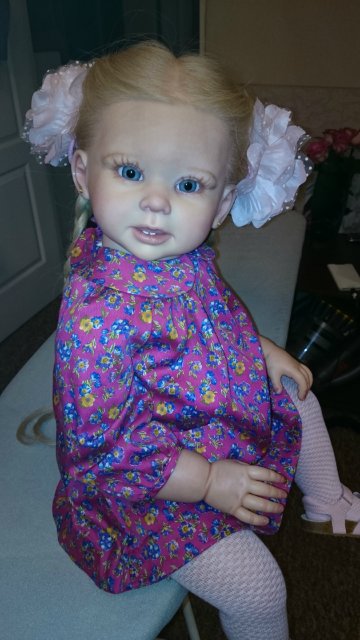 Мое солнышко - малышка Джастина из молда Бонни by Linda Murray