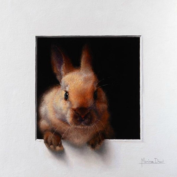 Животные в живописи Марины Диул