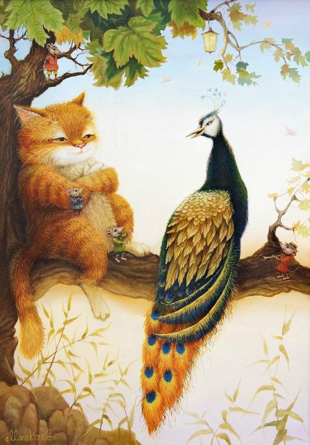 Сказочки кота Кузьмы... художник Александр Маскаев