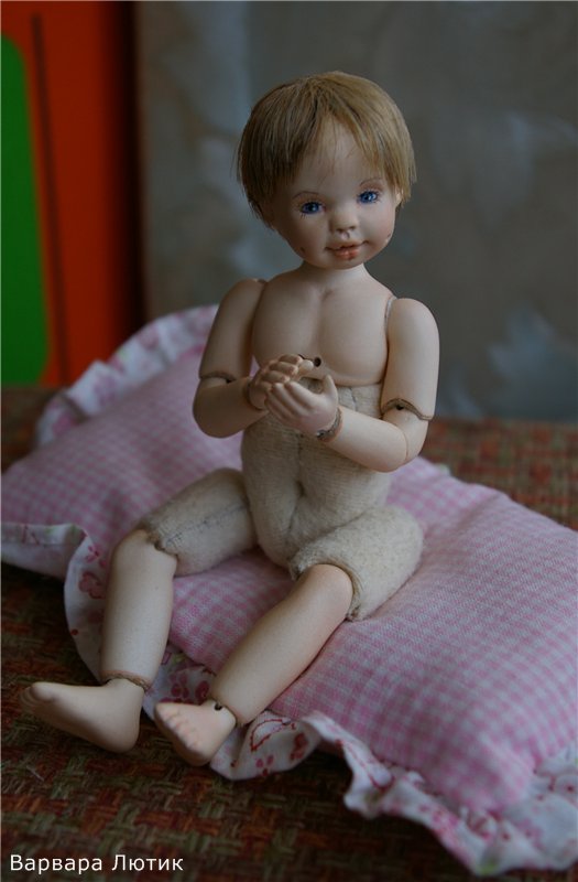 Делала девочку, а вышел не запланированный мальчишка. Шарнирная кукла (фото 4)