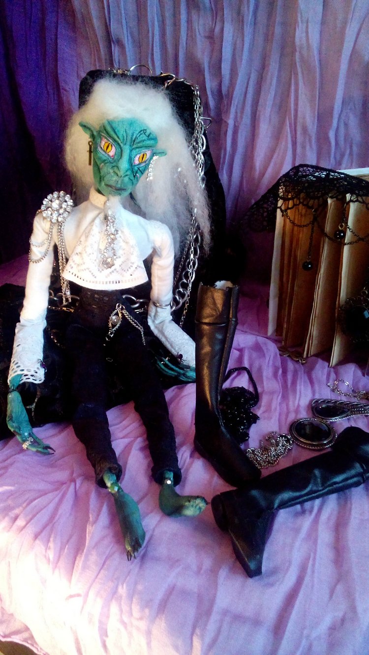 Готы Пегаса: рейф Тодд | Бэйбики Готы Пегаса: рейф Тодд — Авторские куклы ручной работы: текстильные