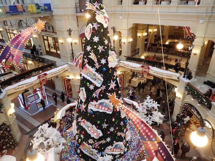 Путешествие за Новогодними впечатлениями в Москву. Часть 1