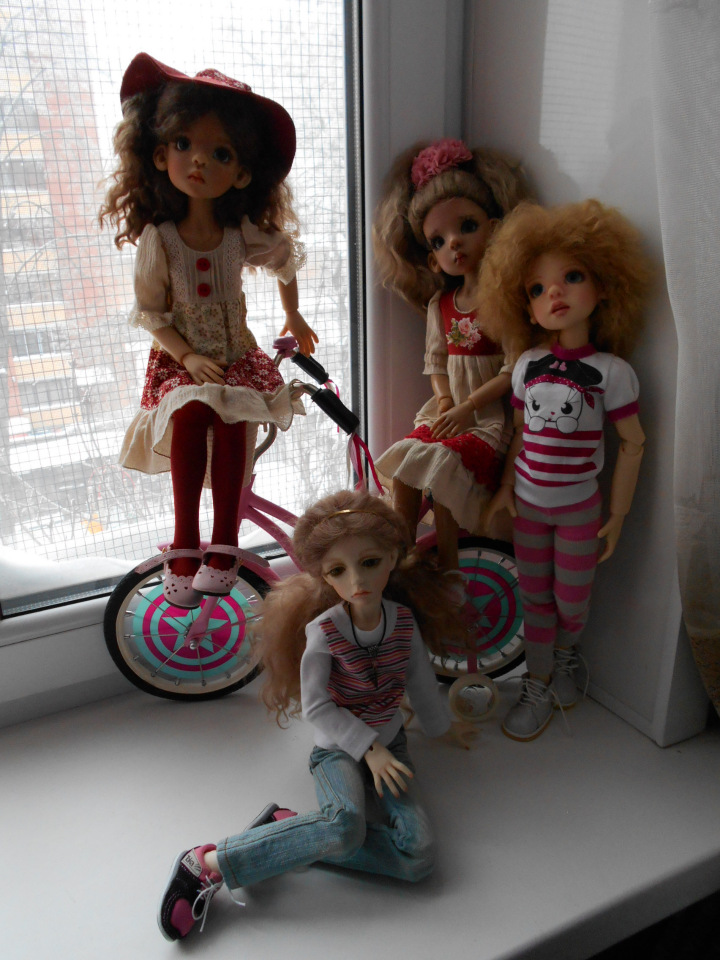 Велосипед в подарок — Куклы Kaye Wiggs (Кайе Виггс): авторские BJD (БЖД) (фото 6)