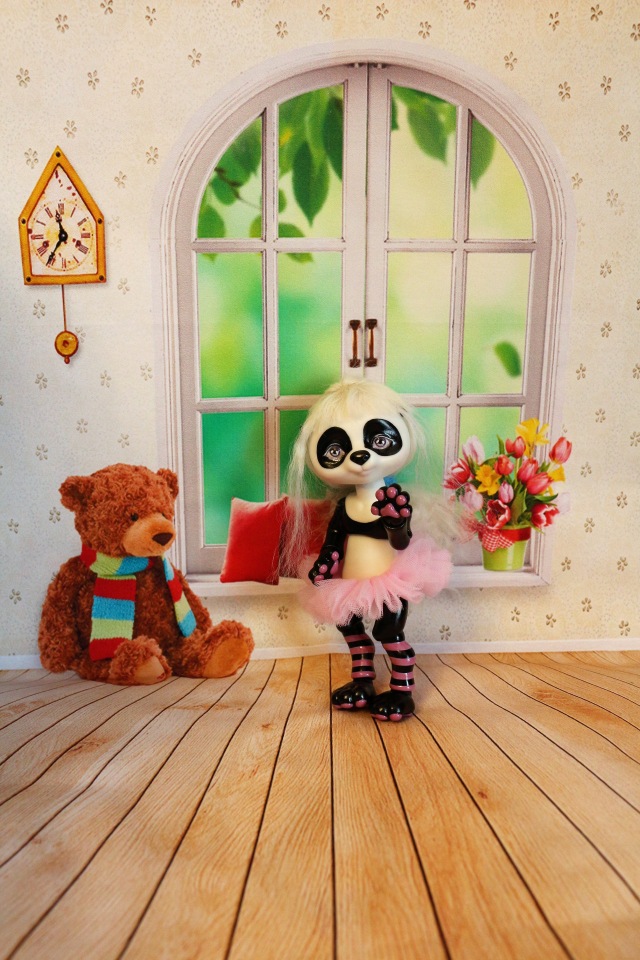 Долгожданная Дрюшечка или первый опыт фотографирования с фоном