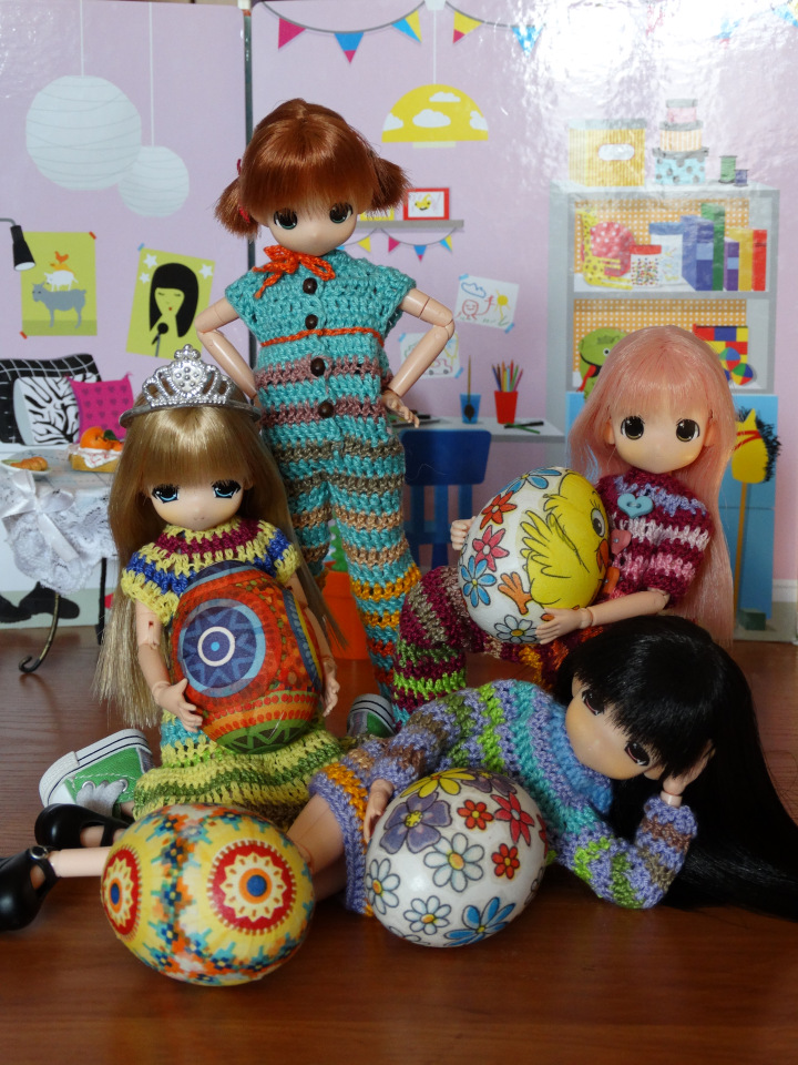 Запоздалые пасхальные подарочки и девочки Mamachapp