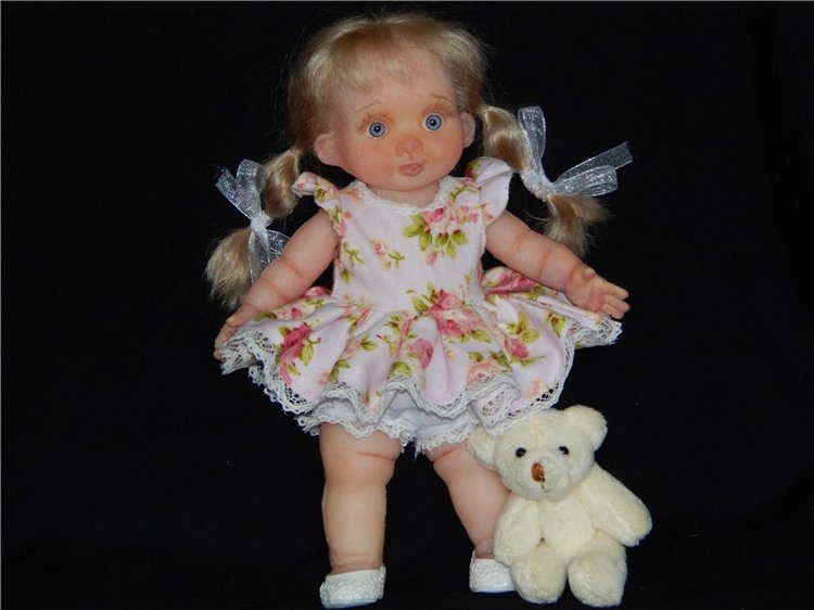 Силиконовая малышка — Авторские куклы из силикона: реалистичные (фото 2)
