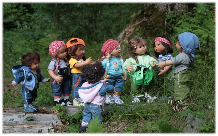 Как мы горы покоряли — Куклы Rosemarie Anna Muller (Мюллер): Вихтели (Wichtel)