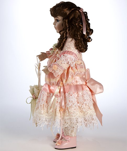 Новый репликант BRU - фарфоровая кукла Lillian Rose 20" от Леон Казимир Брю (фото 3)