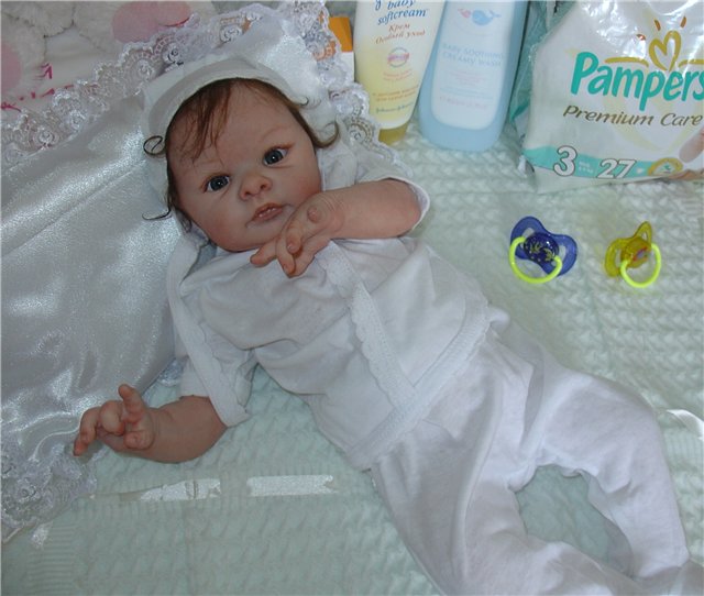 Малютка Джилл. Кукла Реборн из молда Джилл (Adrie Stoete) | Бэйбики Малютка Джилл. Кукла Реборн из молда Джилл (Adrie Stoete) (фото 7)