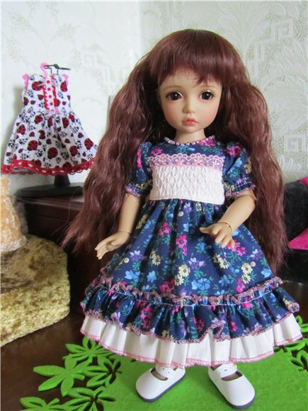 Аленка - модница. Кукла BJD (фото 5)